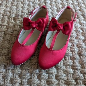 Janie and Jack Bow T-strap Dress Shoes